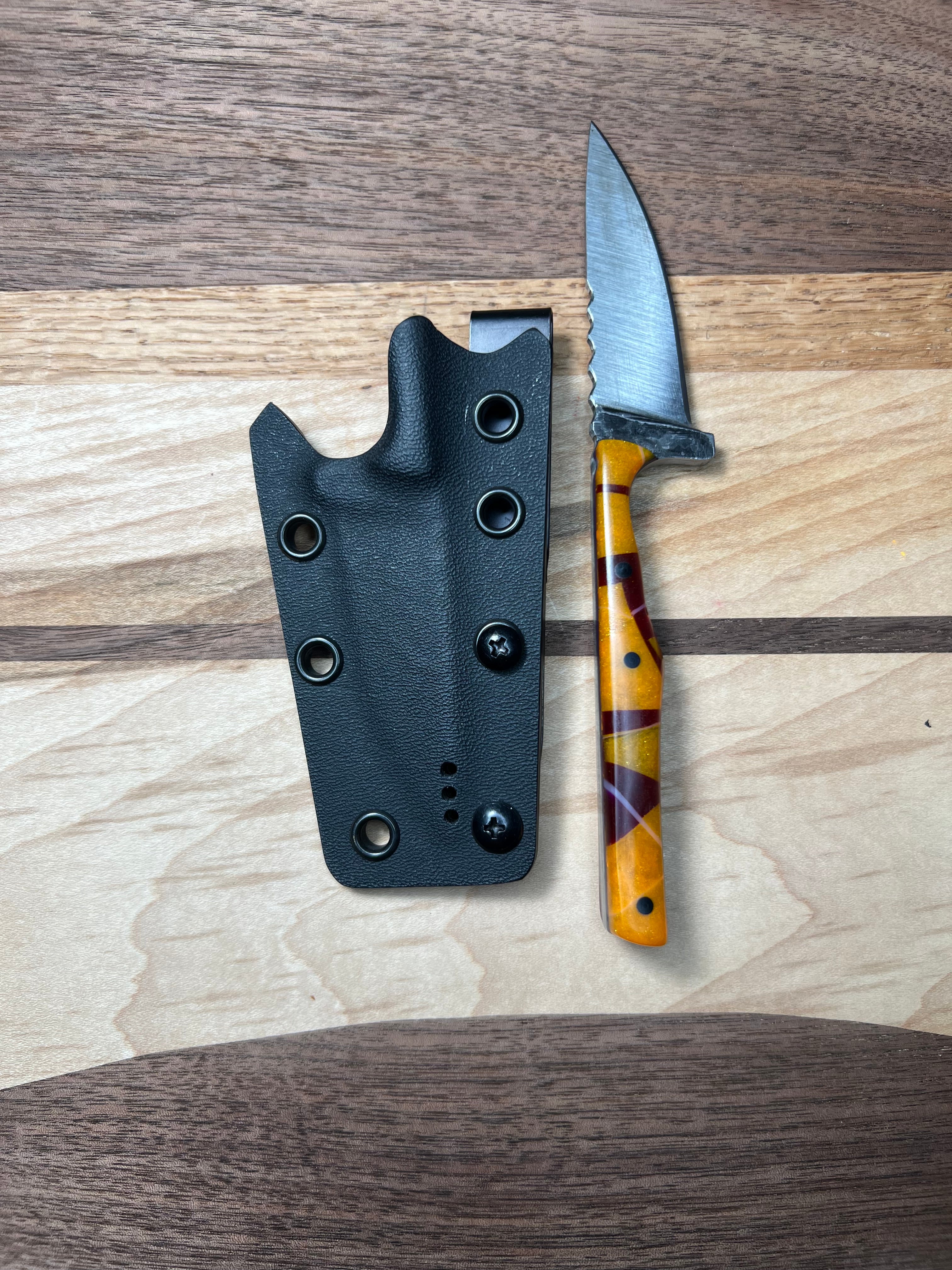 Hand-Forged 1084 High-Carbon Steel Fixed Blade Knife